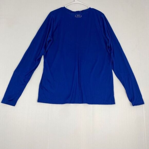 Under Armour Heatgear Long Sleeve T-Shirt Women size XL/TG/EG color Blue new - Picture 2 of 13